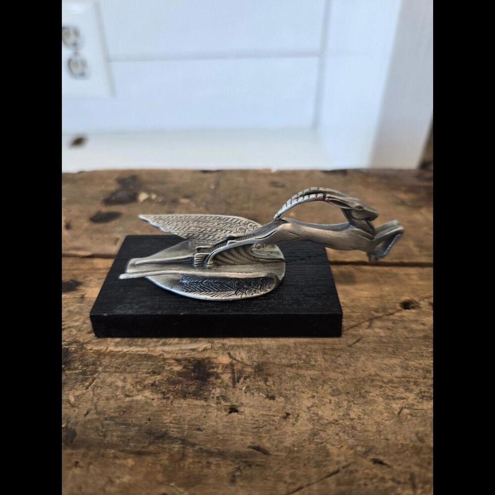 Chrysler Hood Ornament  1983 Franklin Mint Pewter Miniature